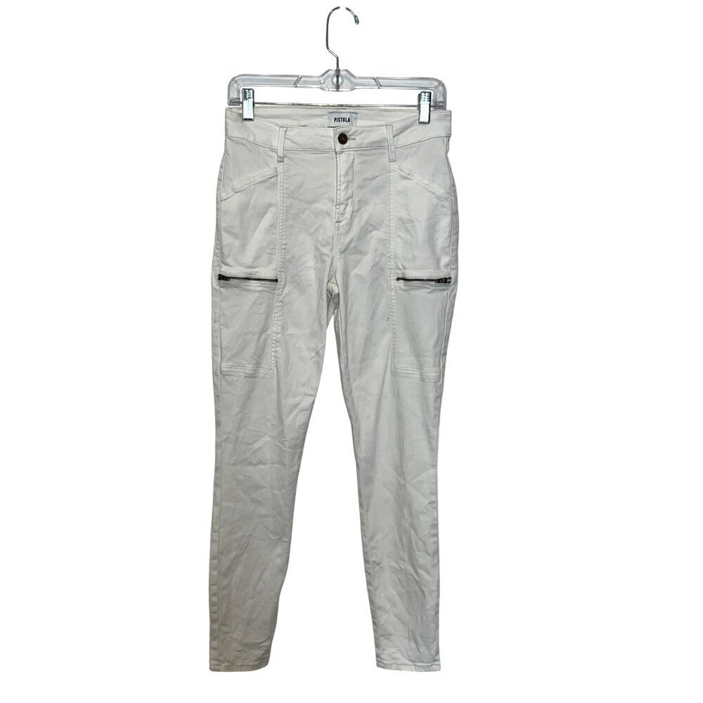 Pistola White Skinny Cargo Jeans  Size 27 womens